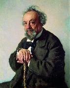 Ilya Repin Aleksey Pisemsky USA oil painting artist